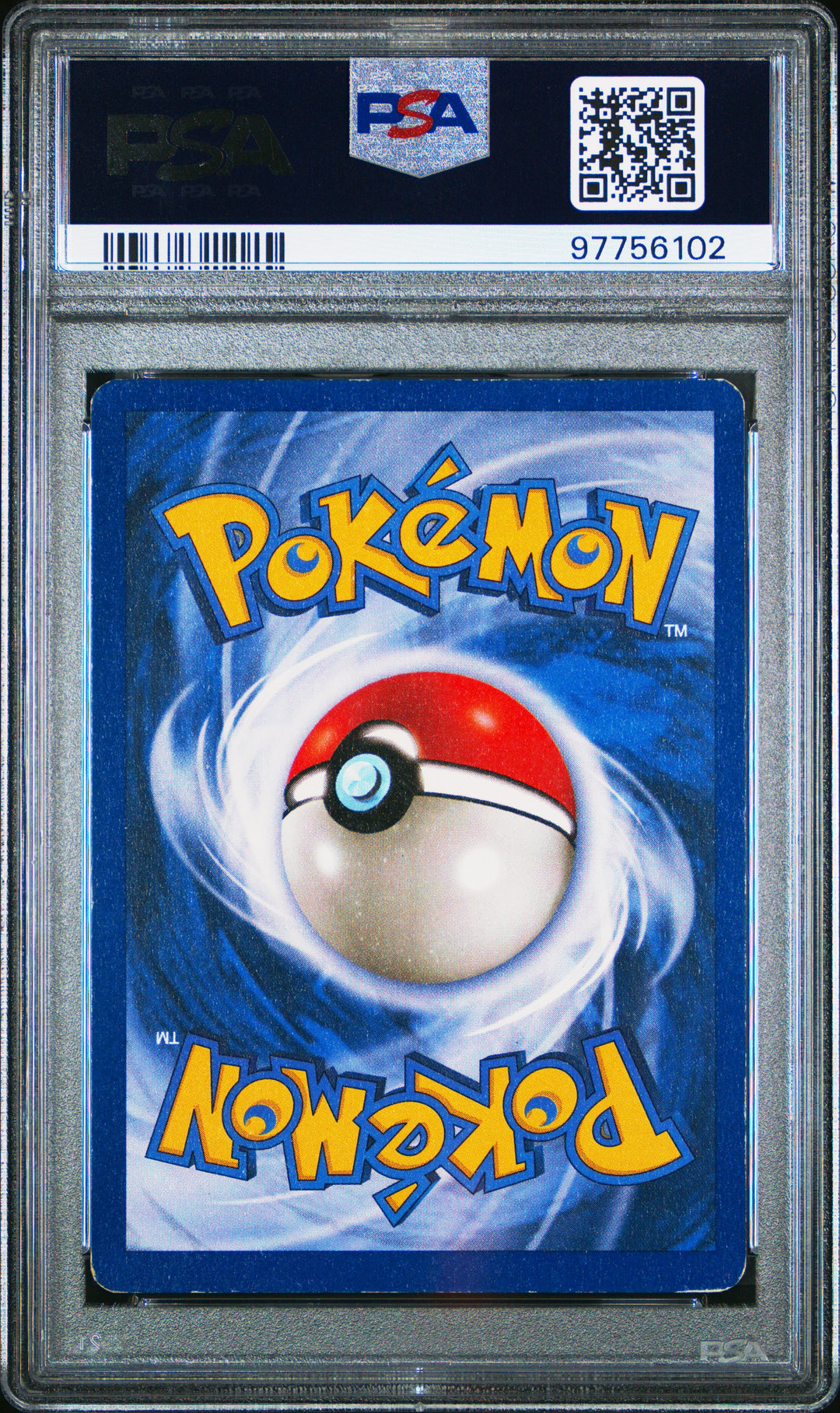 Aerodactyl #1/62 PSA 6 slab, back