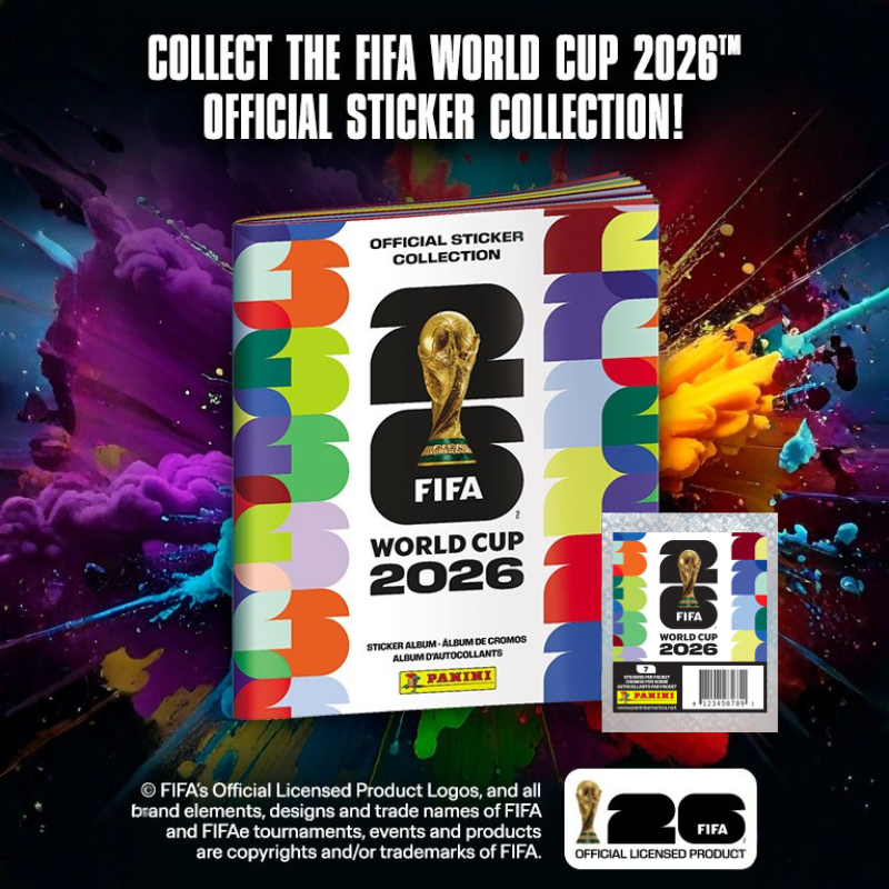Panini FIFA World Cup 2026 Official Sticker Collection Album and Pack Bundle