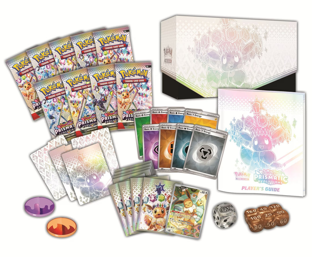 Pokémon TCG: Prismatic Evolutions Elite Trainer Box (9 Booster Packs + Promo) - Scarlet & Violet
