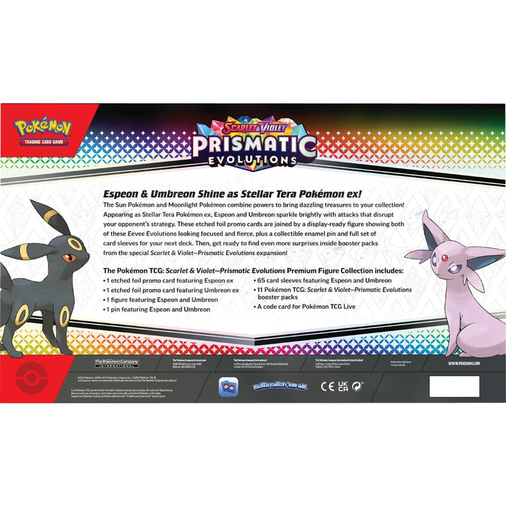 Pokemon TCG: Prismatic Evolutions Premium Figure Collection (11 Booster Packs)