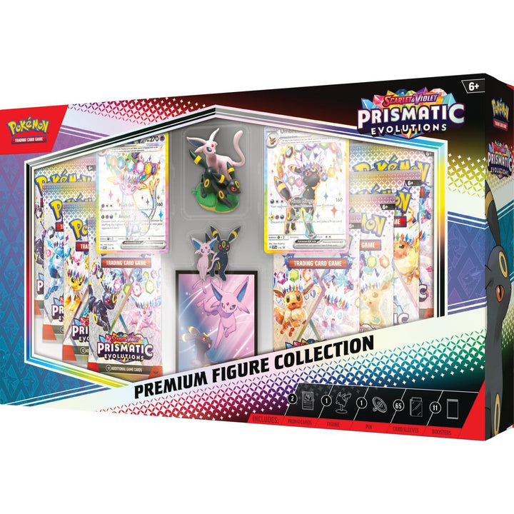 Pokemon TCG: Prismatic Evolutions Premium Figure Collection (11 Booster Packs)