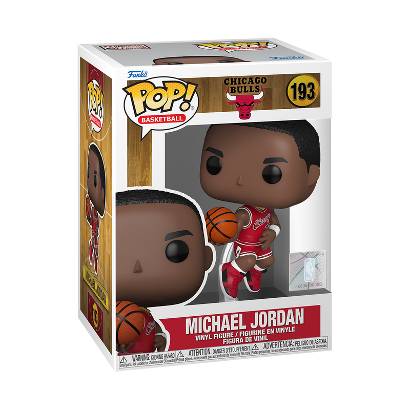 Funko Pop! Michael Jordan #193 Rookie Season NBA Legends Chicago Bulls 23 Red Jersey Basketball Vinyl Figure