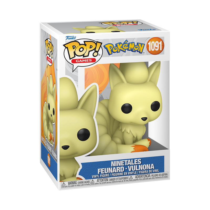 Funko Pop! Ninetales #1091 Pokemon Vinyl Games Figure