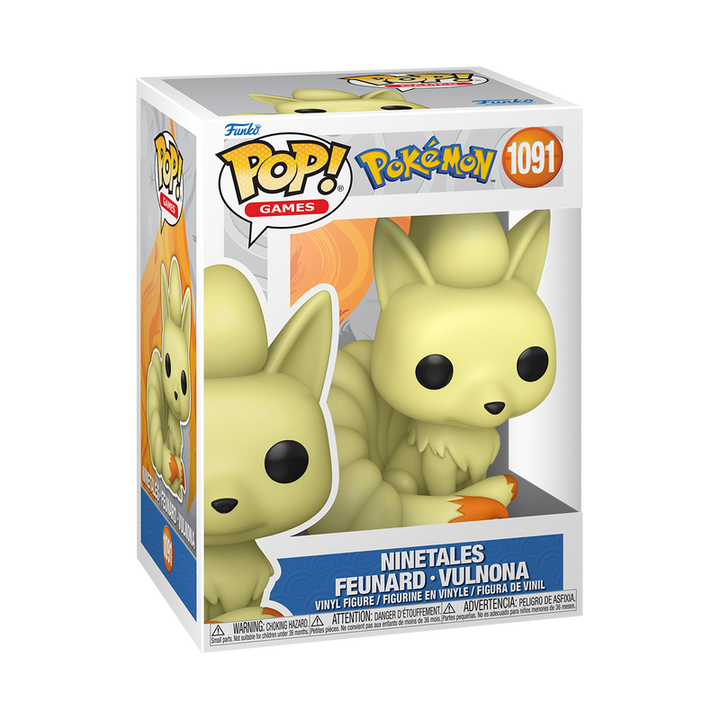 Funko Pop! Ninetales #1091 Pokemon Vinyl Games Figure