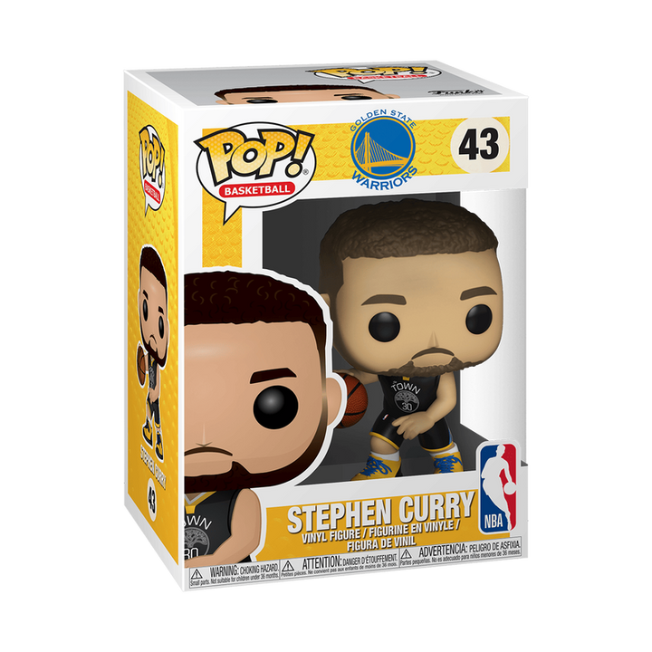 Funko Pop! Stephen Curry #43 NBA Golden State Warriors City Edition Jersey Vinyl Figure