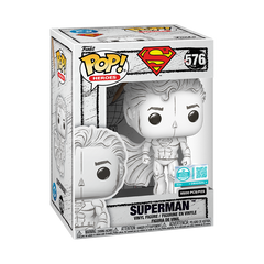 Funko Pop! Superman Sketched Deco No. 576 Limited Edition (9500 Pieces Made) DC Comics Vinyl Figure - view 3