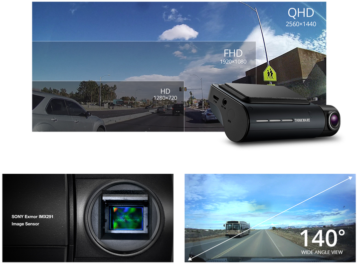 Thinkware Q800PRO front camera, official still