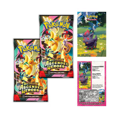 Pokémon TCG: Ascended Heroes Zorua & Cramorant Mini Tin (2 Booster Packs + Sticker + Art Card) - Mega Evolution 2026 - view 2