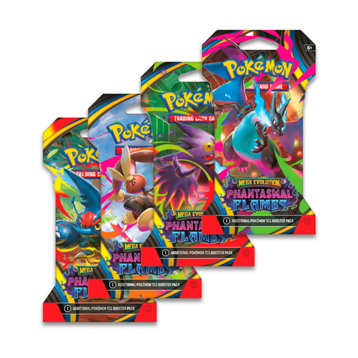 Pokemon TCG:  Phantasmal Flames Sleeved Booster Pack (1 Pack) Scarlet & Violet
