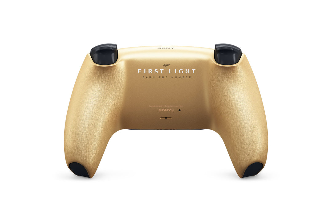DualSense 007 First Light Limited Edition, back with FIRST LIGHT lettering