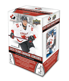 Upper Deck Team Canada Juniors Hockey Cards Mass Blaster Box (2025)