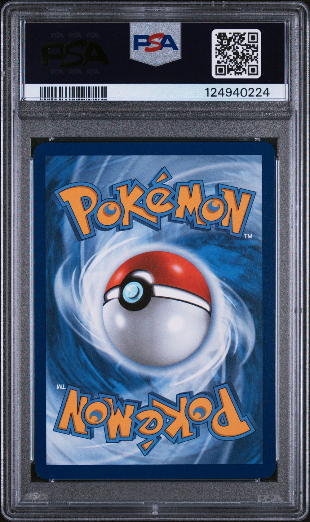 Giovanni's Charisma #204/165 PSA 10 slab, back