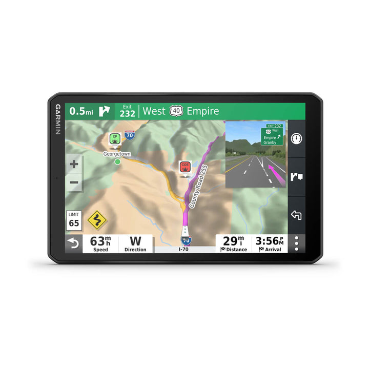 Garmin RV 890 8 inch RV GPS navigator, front