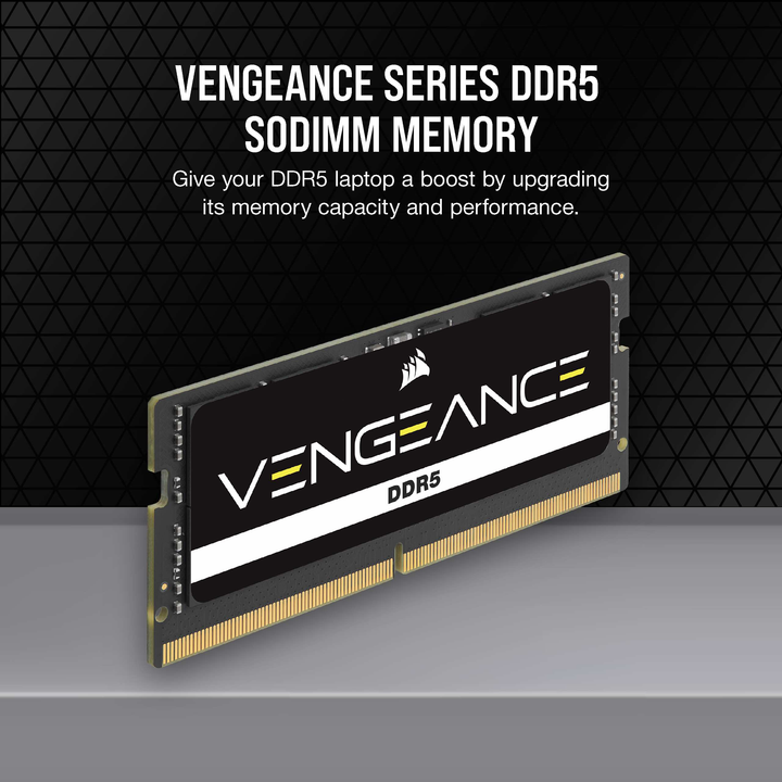 Corsair Vengeance DDR5 SODIMM 16GB, angled