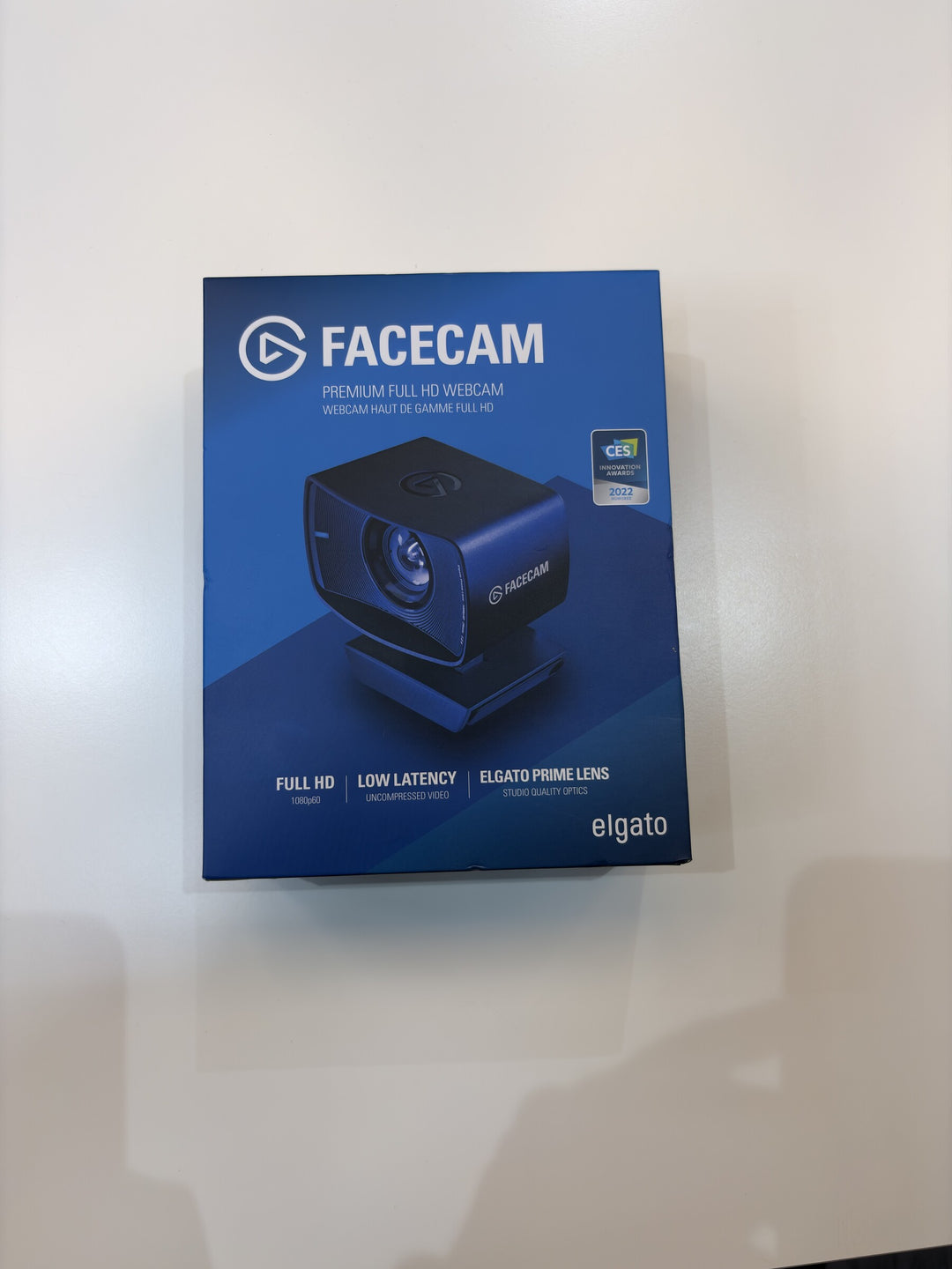 Elgato Facecam 1080p60 factory sealed carton, front