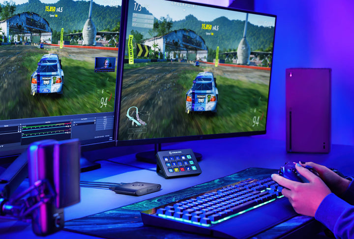 Elgato HD60 X connected in a console capture setup