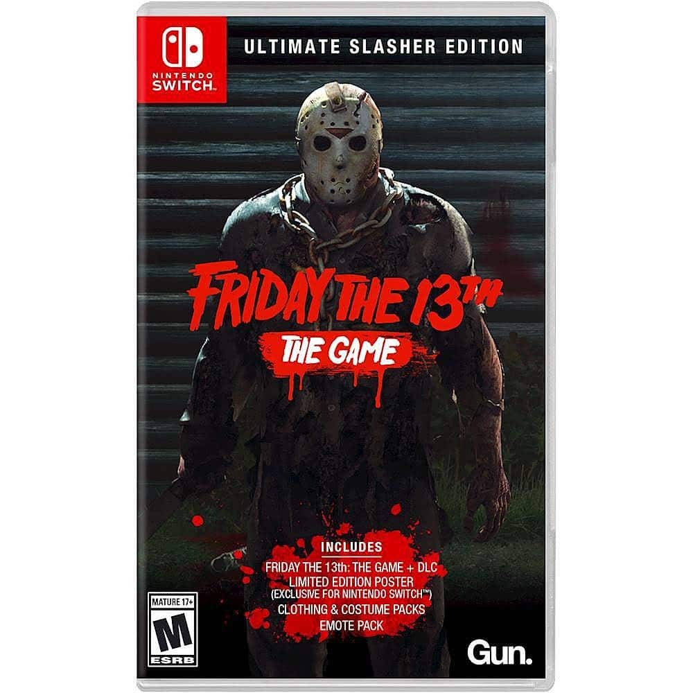 Friday the 13th The Game Ultimate Slasher Edition Nintendo Switch retail case