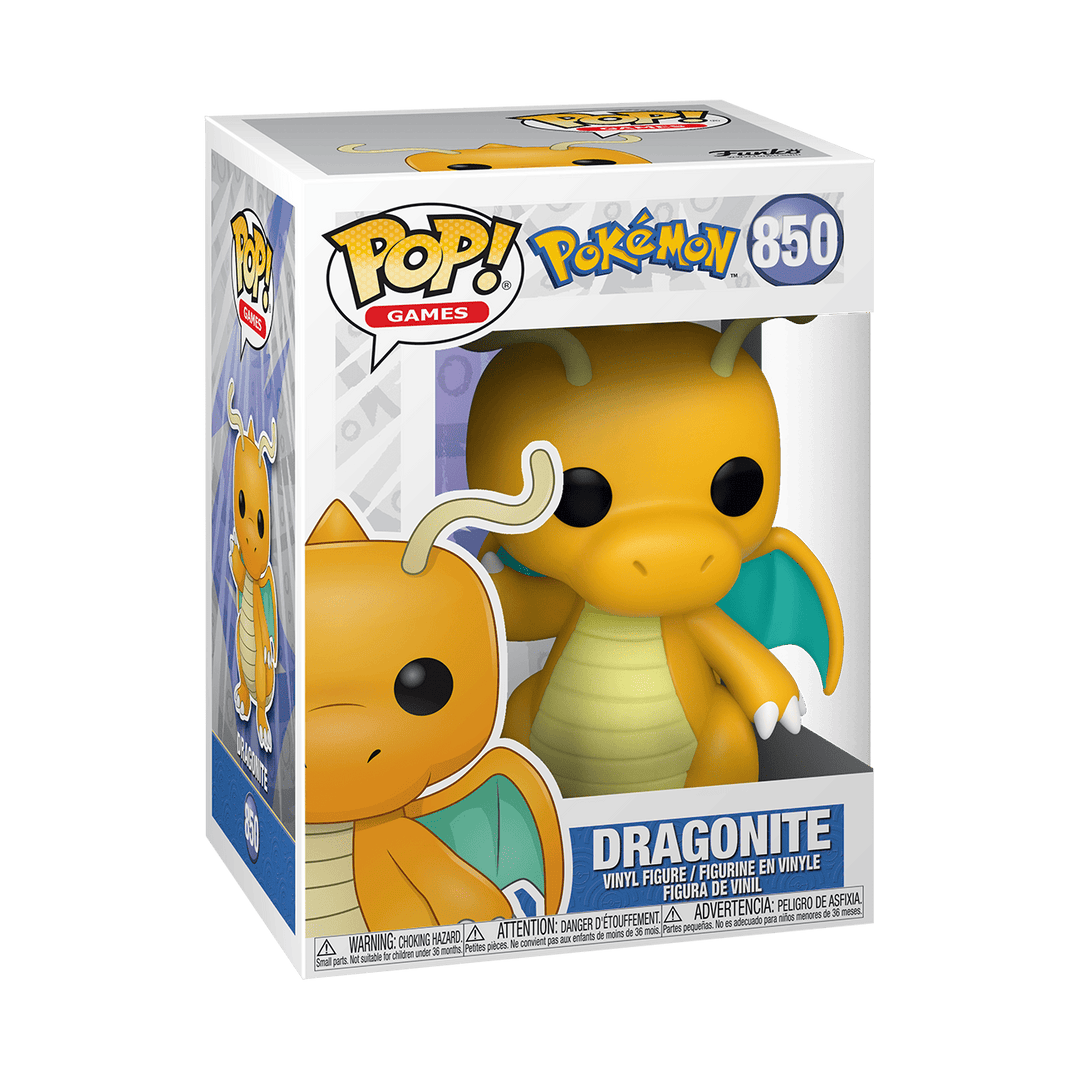 Funko Pop! Dragonite #850 Pokemon Vinyl Games Figure