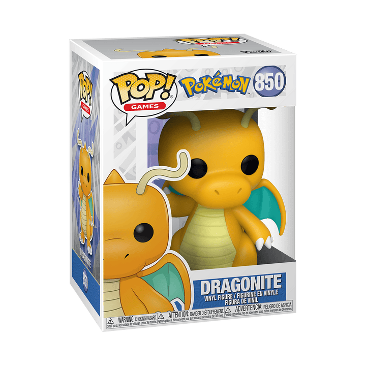 Funko Pop! Dragonite #850 Pokemon Vinyl Games Figure