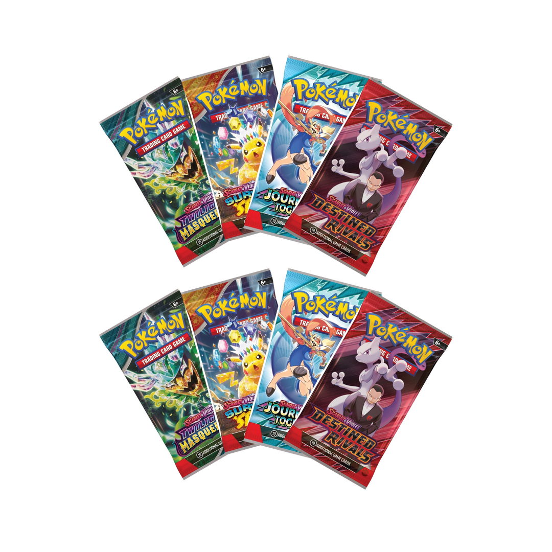 Pokemon TCG: Incineroar ex & Torterra ex Special Collection (8 Booster Packs)