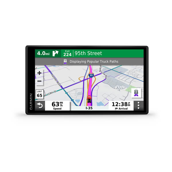 Garmin dezl OTR500, left angle