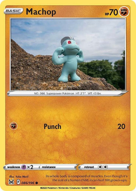 Machop #086/196 C - Lost Origin Sword & Shield Pokemon 2022
