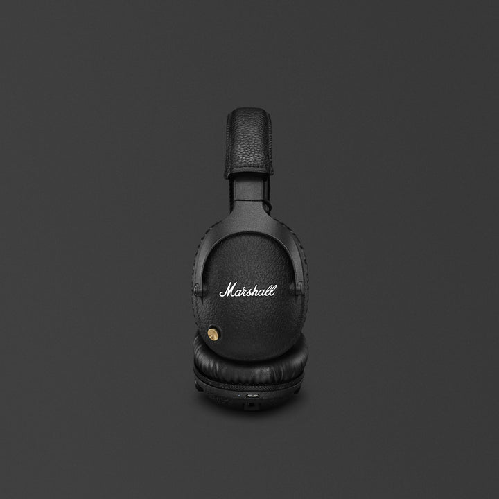 Marshall Monitor II A.N.C. headphones standing, Marshall script logo from marshall.com