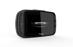 myGEKOgear Orbit 960 dash cam, angled rear view of the screen and side buttons