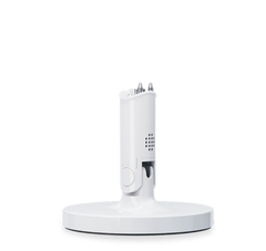 Nanit Flex Stand in white, stand only, shown without a camera