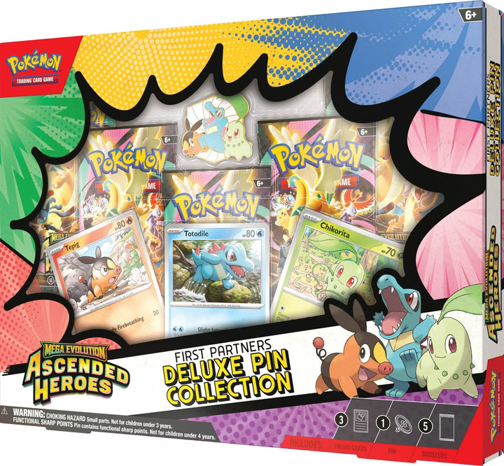 Pokémon TCG: Mega Evolution—Ascended Heroes First Partners Deluxe Pin Collection