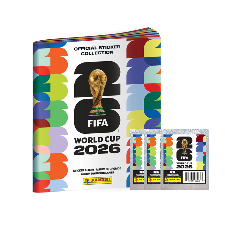 Panini FIFA World Cup 2026 Official Sticker Collection Album and Pack Bundle