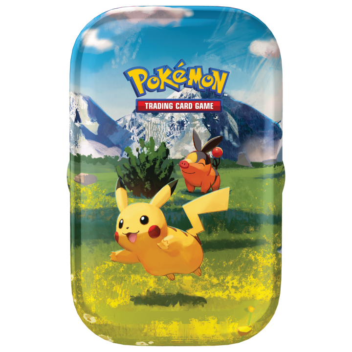 Pokémon TCG: Ascended Heroes Pikachu & Tepig Mini Tin (2 Booster Packs + Sticker + Art Card) - Mega Evolution 2026