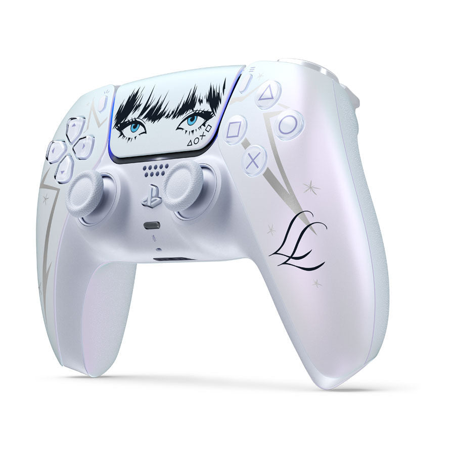 DualSense LISA Limited Edition, three-quarter front view