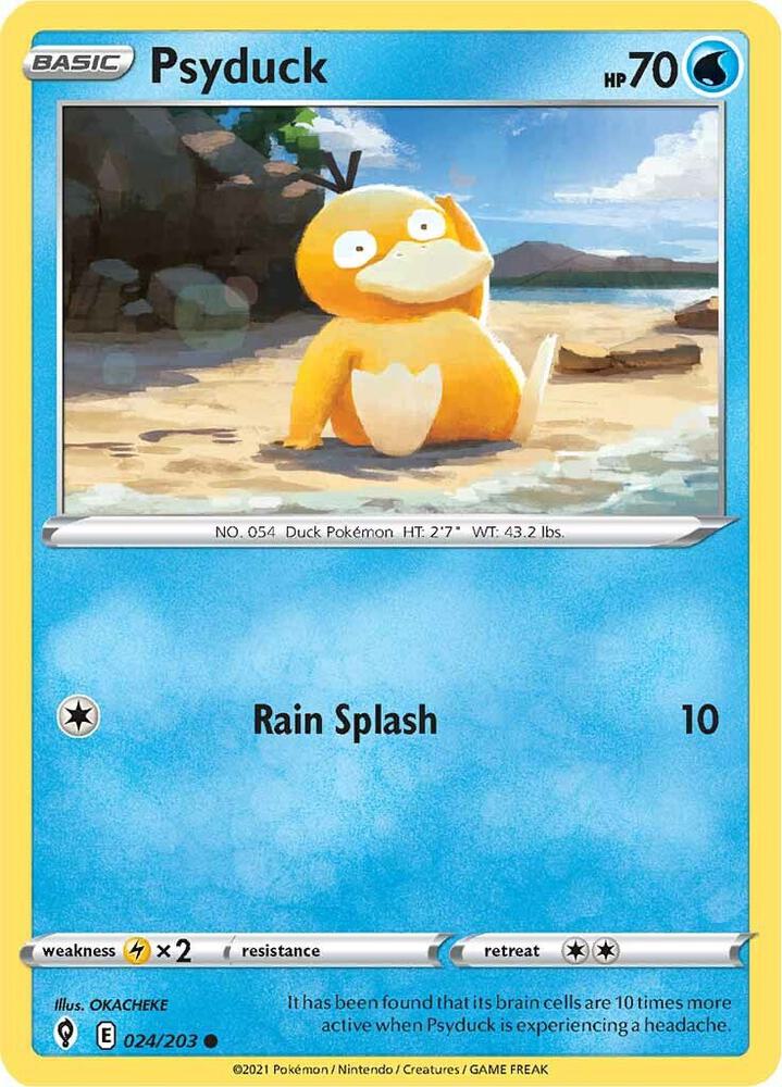 Psyduck 024/203 Common Pokémon card - Evolving Skies