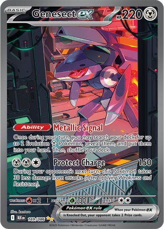 Genesect ex 169/086 Special Illustration Rare, Pokémon TCG Black Bolt