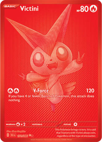 Victini 171/086 Black White Rare, Pokémon TCG Black Bolt