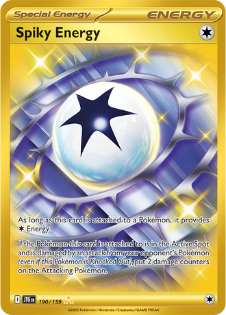 Spiky Energy 190/159 Hyper Rare, Pokémon TCG Journey Together