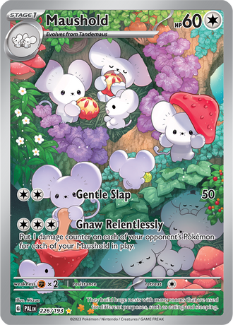 Maushold 226/193 Illustration Rare by Mizue, Pokémon TCG Paldea Evolved