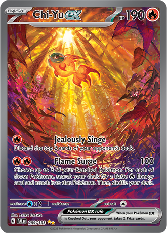 Chi-Yu ex 259/193 Special Illustration Rare by AKIRA EGAWA, Pokémon TCG Paldea Evolved