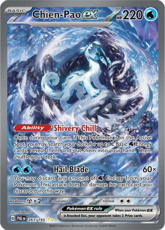 Chien-Pao ex 261/193 Special Illustration Rare by kodama, Pokémon TCG Paldea Evolved