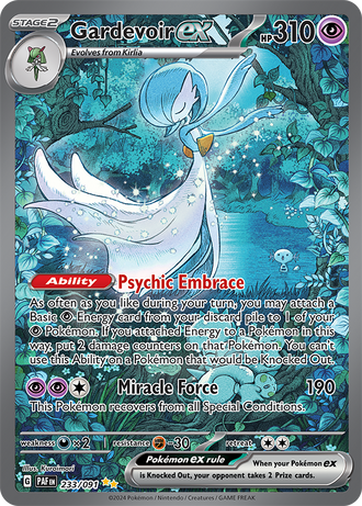 Gardevoir ex 233/091 Special Illustration Rare by Kuroimori, Pokémon TCG Paldean Fates