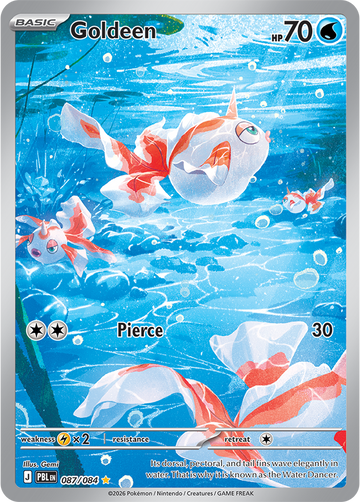 Goldeen 087/084 Illustration Rare by Gemi, Pitch Black