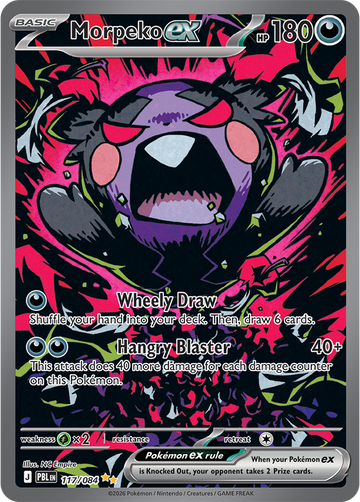 Morpeko ex 117/084 Special Illustration Rare by NC Empire, Pitch Black