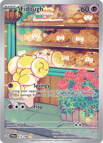 Fidough 213/198 Illustration Rare by Tika Matsuno, Pokémon TCG Scarlet & Violet base set