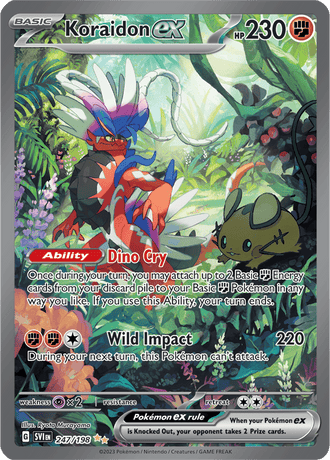 Koraidon ex 247/198 Special Illustration Rare by Ryota Murayama, Pokémon TCG Scarlet & Violet base set