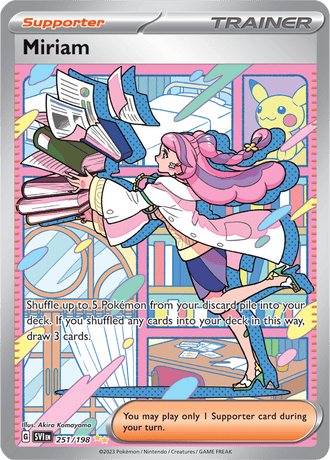 Miriam 251/198 Special Illustration Rare by Akira Komayama, Pokémon TCG Scarlet & Violet base set