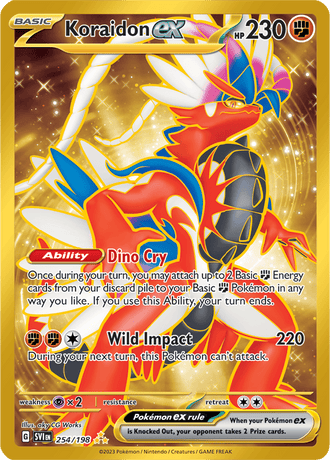 Koraidon ex 254/198 Hyper Rare by aky CG Works, Pokémon TCG Scarlet & Violet base set