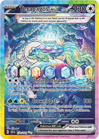 Terapagos ex 170/142 Special Illustration Rare, Pokémon TCG Stellar Crown