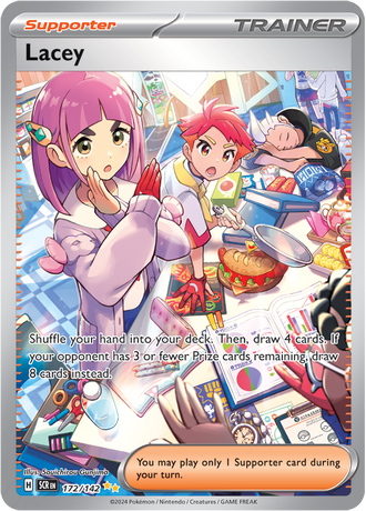 Lacey 172/142 Special Illustration Rare, Pokémon TCG Stellar Crown