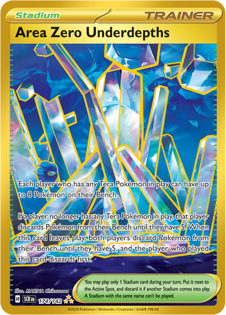 Area Zero Underdepths 174/142 Hyper Rare, Pokémon TCG Stellar Crown